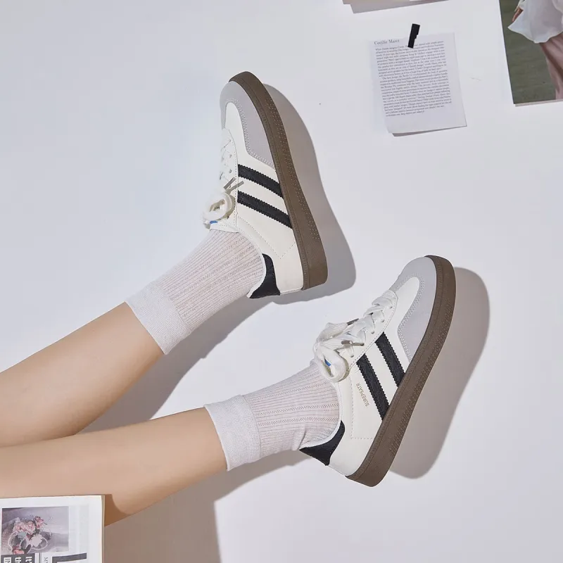 Georgina Goodman Low-Top Vintage Casual Flat German Army Trainers Women's Skateboard Shoes Women's-11