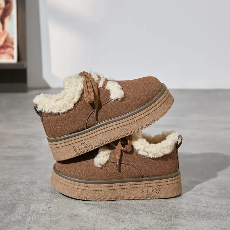 Georgina Goodman Vintage Cute Lightweight Platform Cotton Ankle Boots Casual Single Shoes Women's-1