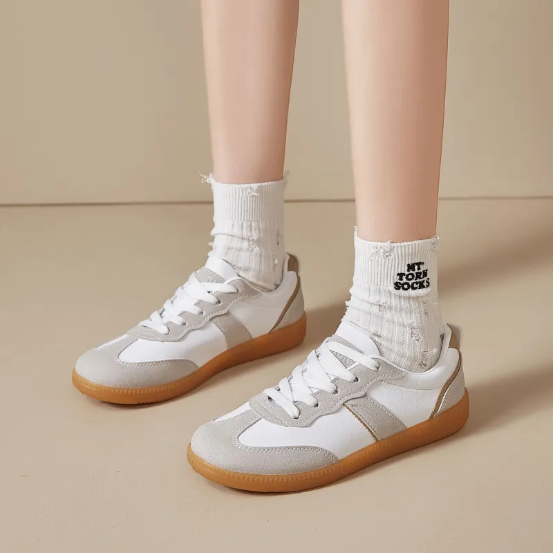 Georgina Goodman Vintage German Army Trainers Versatile Shoes Abrasion Resistant Low Top Casual Shoes Unisex-8