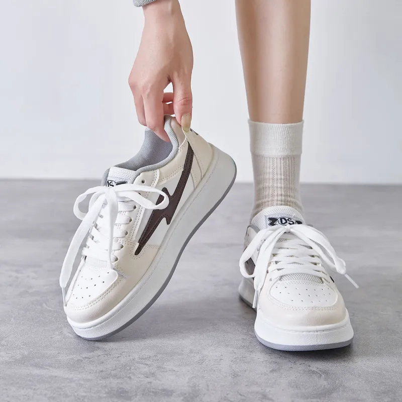 Georgina Goodman Original Small Lightning Letter Sole Puffy Shoes Non slip Lightweight Low Top Small White Shoes Unisex-13