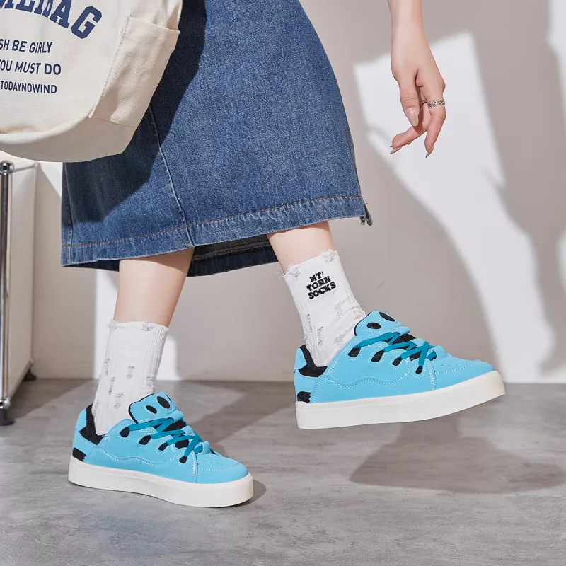 Georgina Goodman Skateboard Shoes Women's Low Top Blue-10