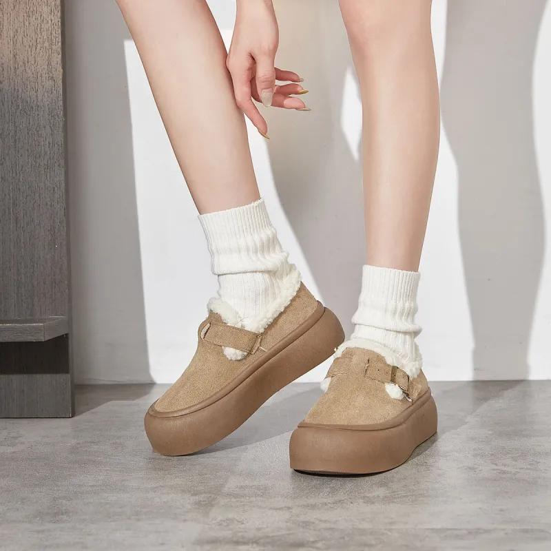 Georgina Goodman Vintage Over-The-Knee Unlined Shoes For Women's Fall And Winter Platform Boken Shoes Vintage Women's-4