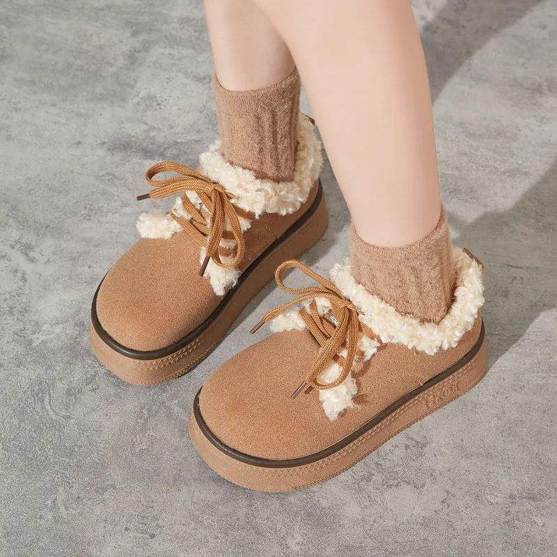 Georgina Goodman Vintage Cute Lightweight Platform Cotton Ankle Boots Casual Single Shoes Women's-8