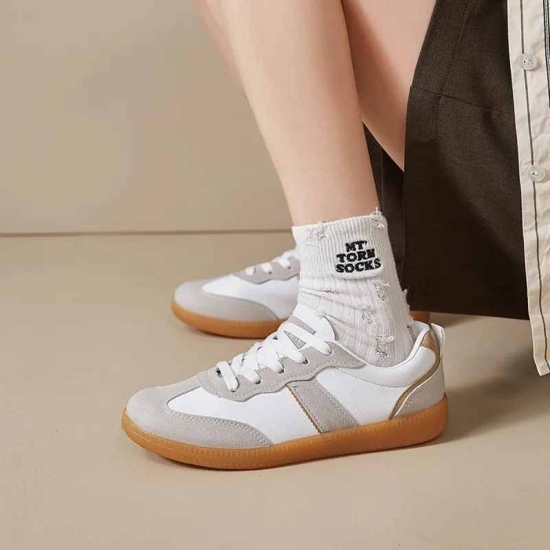 Georgina Goodman Vintage German Army Trainers Versatile Shoes Abrasion Resistant Low Top Casual Shoes Unisex-10