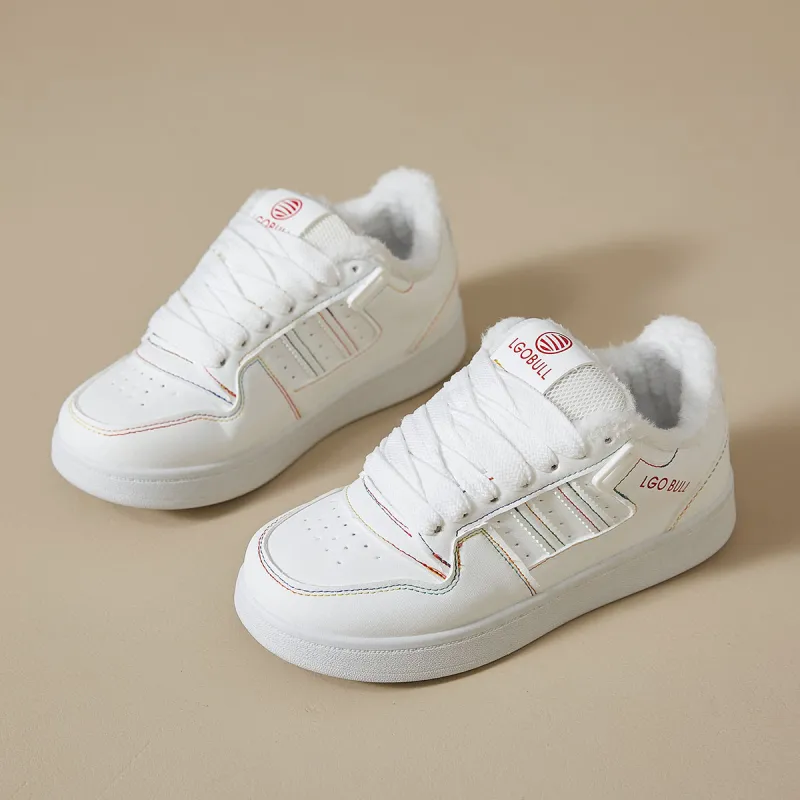 Georgina Goodman Skateboard Shoes Women's Low Top White-5