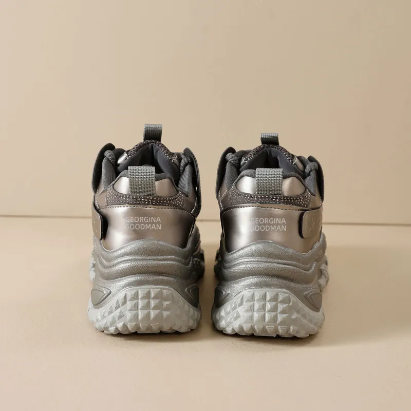 Georgina Goodman Slip Resistant, Breathable, Height Increasing Low Top Chunky Sneakers Women's-3