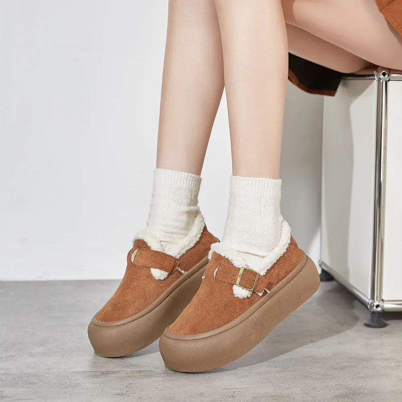 Georgina Goodman Vintage Over-The-Knee Unlined Shoes For Women's Fall And Winter Platform Boken Shoes Vintage Women's-8