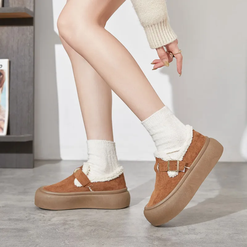 Georgina Goodman Vintage Over-The-Knee Unlined Shoes For Women's Fall And Winter Platform Boken Shoes Vintage Women's-10