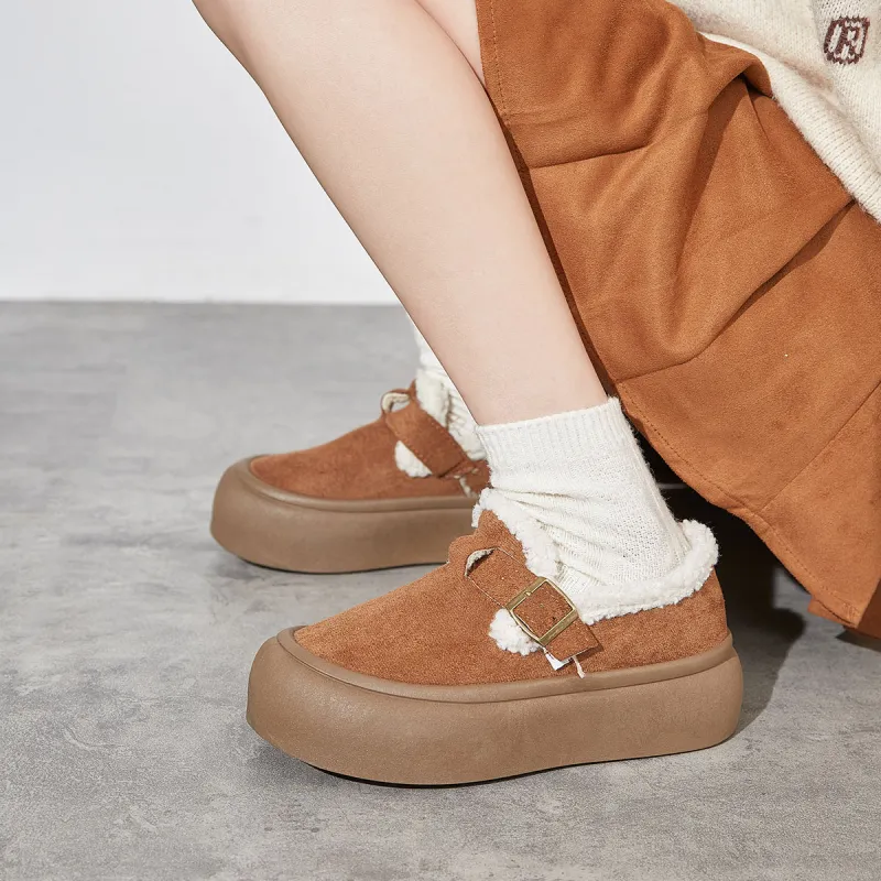 Georgina Goodman Vintage Over-The-Knee Unlined Shoes For Women's Fall And Winter Platform Boken Shoes Vintage Women's-11