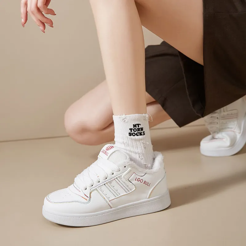 Georgina Goodman Skateboard Shoes Women's Low Top White-4