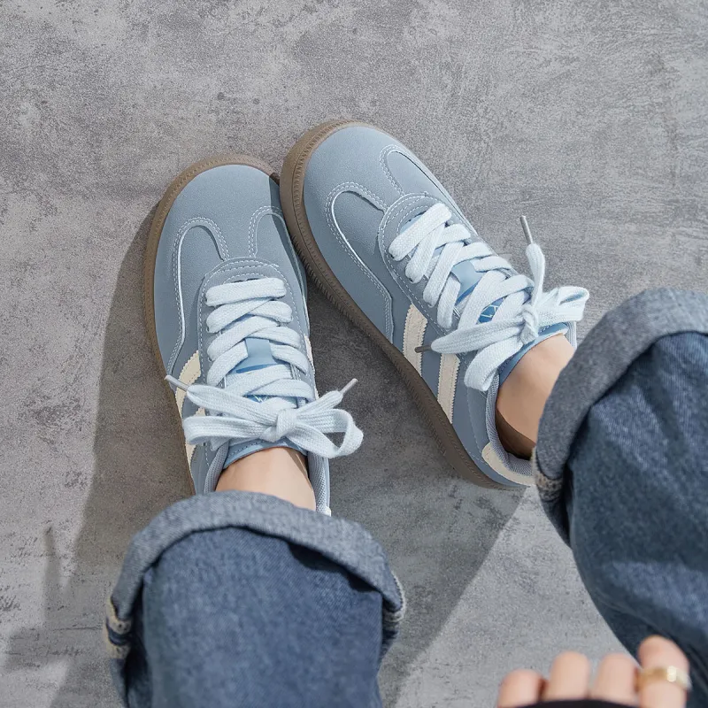 Georgina Goodman Low-Top Vintage Casual Flat German Army Trainers Women's Skateboard Shoes Women's-26