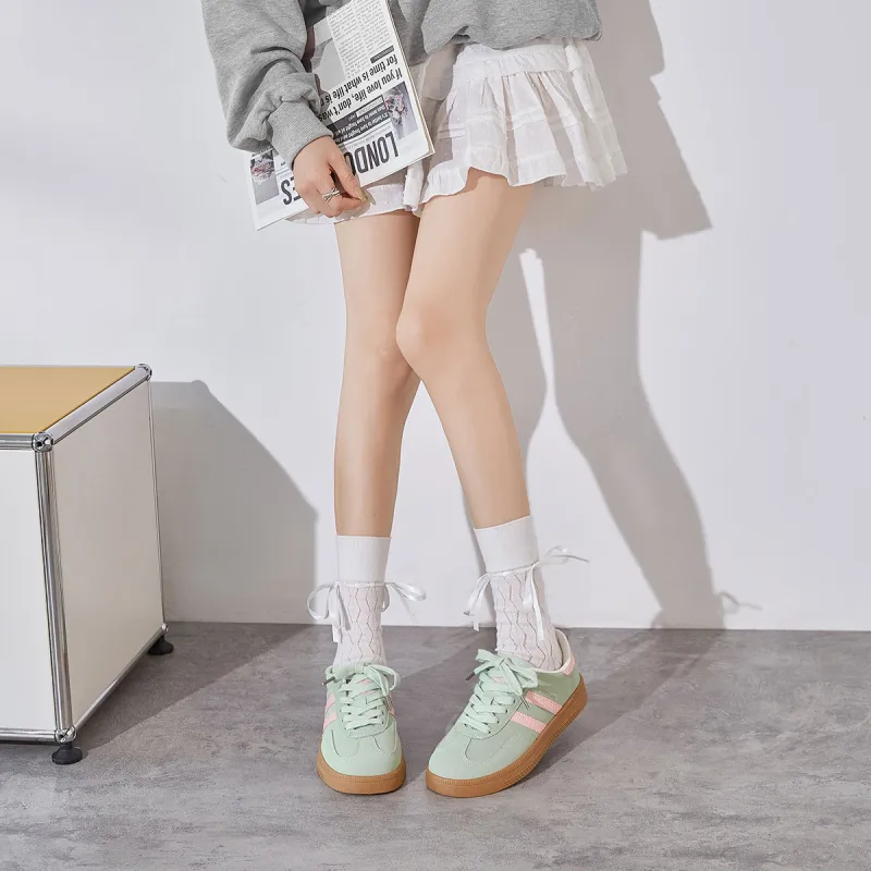 Georgina Goodman Low-Top Vintage Casual Flat German Army Trainers Women's Skateboard Shoes Women's-17