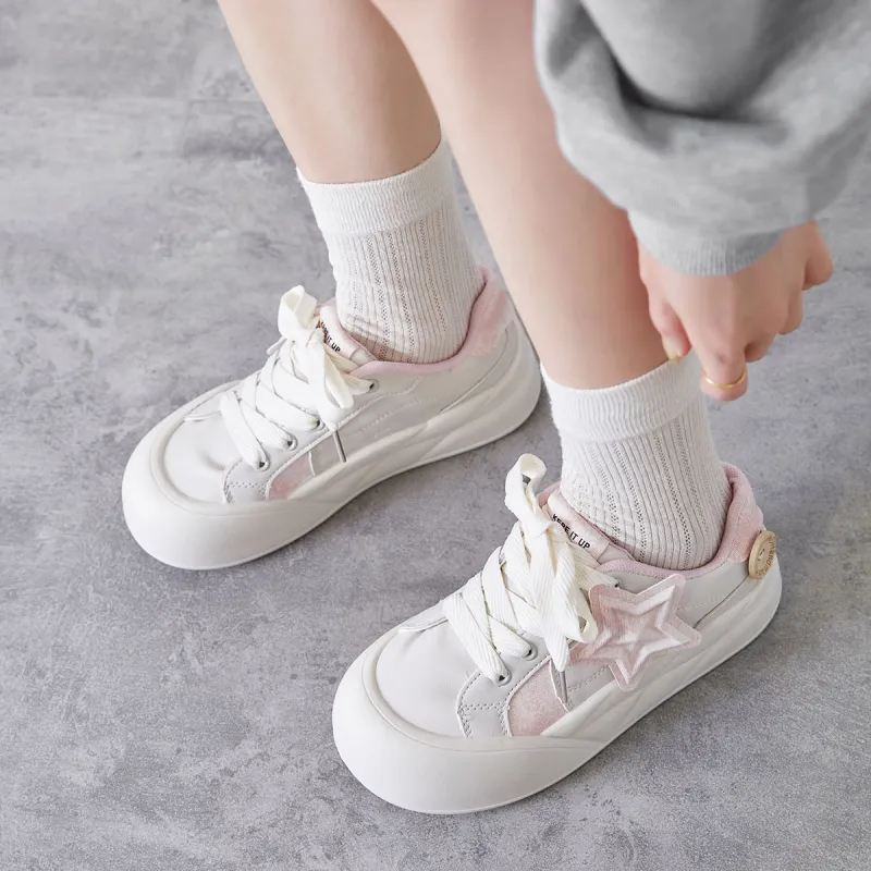 Georgina Goodman Cute Girlish Style Warm Height Increasing Lightweight Low-Top Skateboard Shoes Women's-4