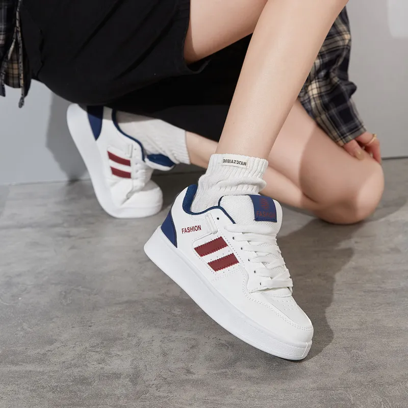 Georgina Goodman White Sneakers Lightweight Low Top Skateboard Shoes Unisex-10