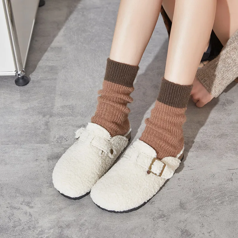 Georgina Goodman Abrasion Resistant Closed Toe Slippers Mules Women's Ecru-4