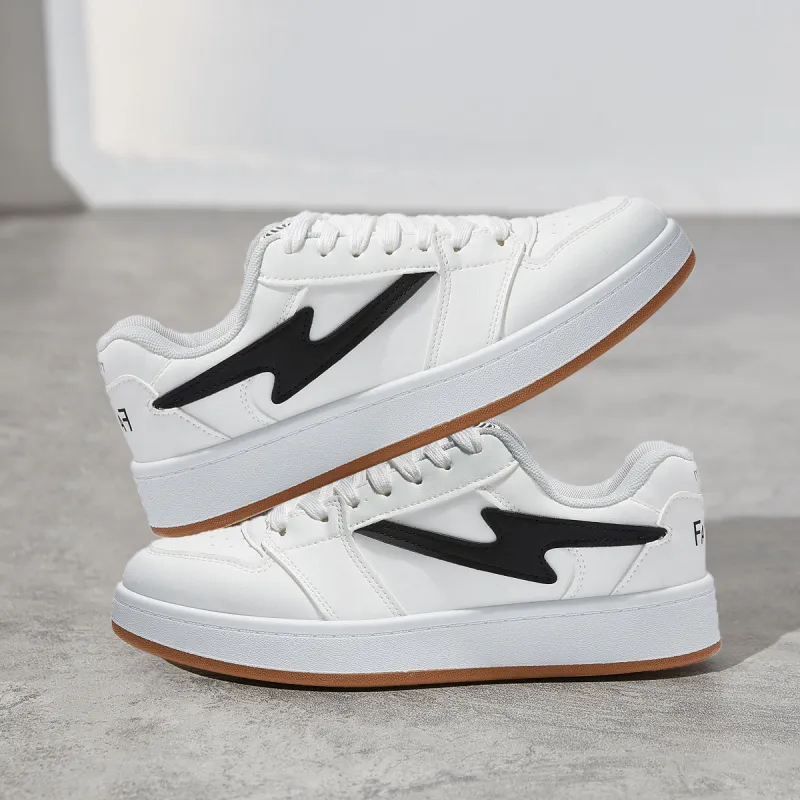 Georgina Goodman Original Small Lightning Letter Sole Puffy Shoes Non slip Lightweight Low Top Small White Shoes Unisex-7
