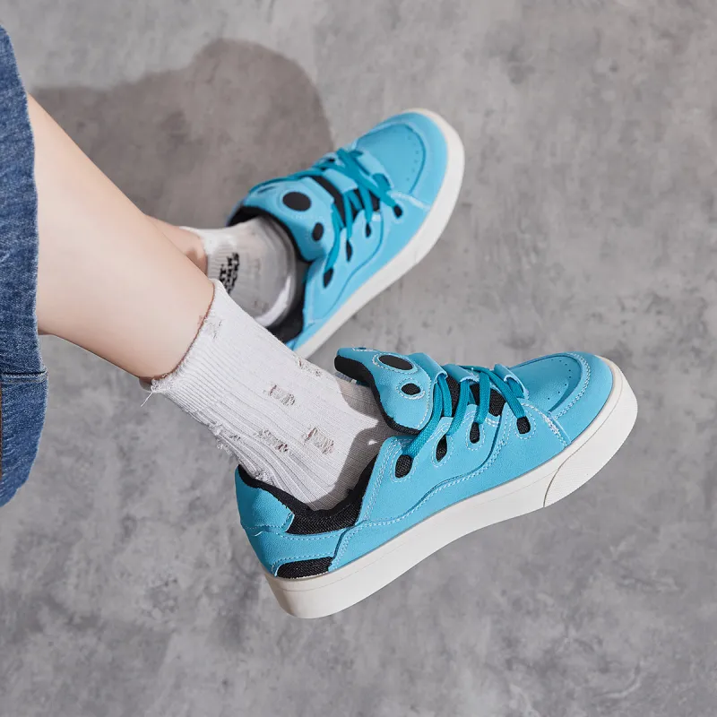 Georgina Goodman Skateboard Shoes Women's Low Top Blue-12