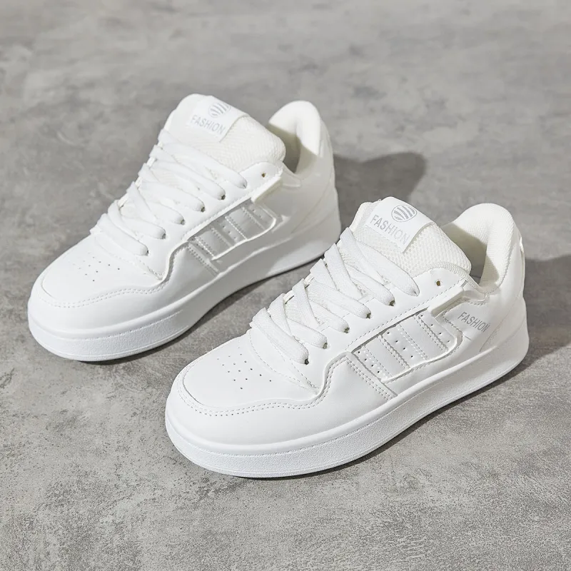 Georgina Goodman White Sneakers Lightweight Low Top Skateboard Shoes Unisex-5