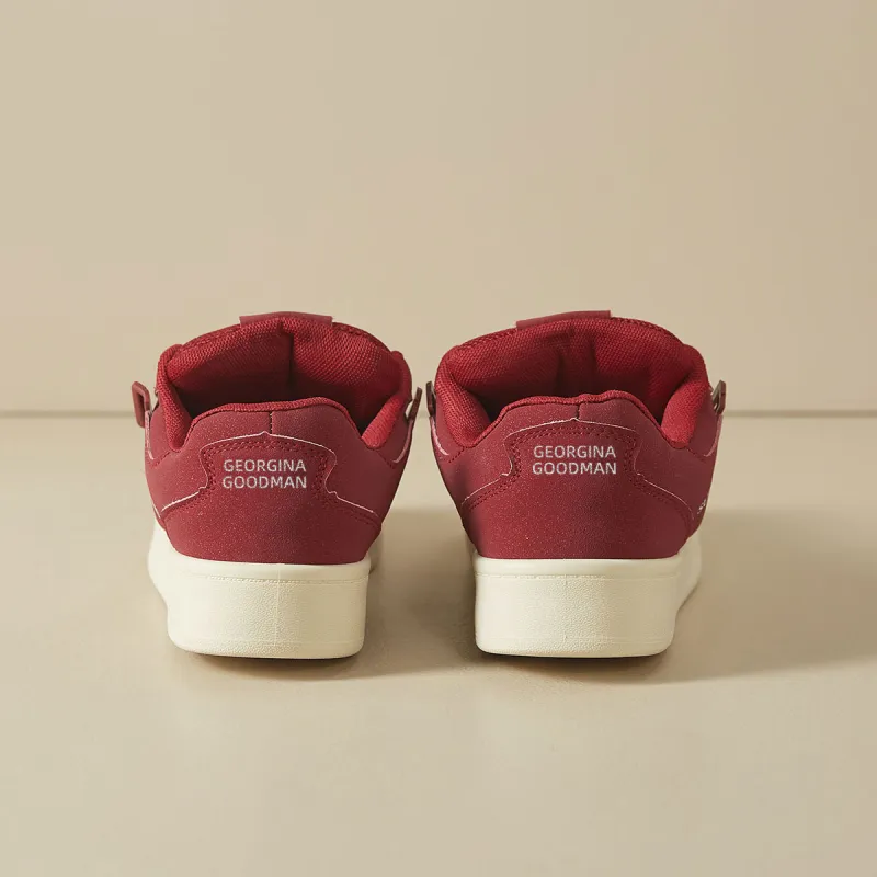 Georgina Goodman Skateboard Shoes Unisex Low Top White-4