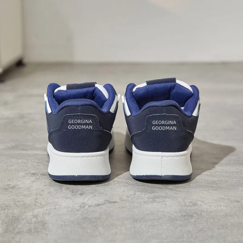 Georgina Goodman Niche Original Ins Abrasion-Resistant Slip-Resistant Low-Top Skateboard Shoes Women's Dark Blue-7