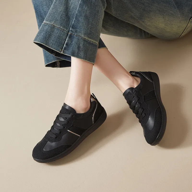 Georgina Goodman Vintage German Army Trainers Versatile Shoes Abrasion Resistant Low Top Casual Shoes Unisex-2