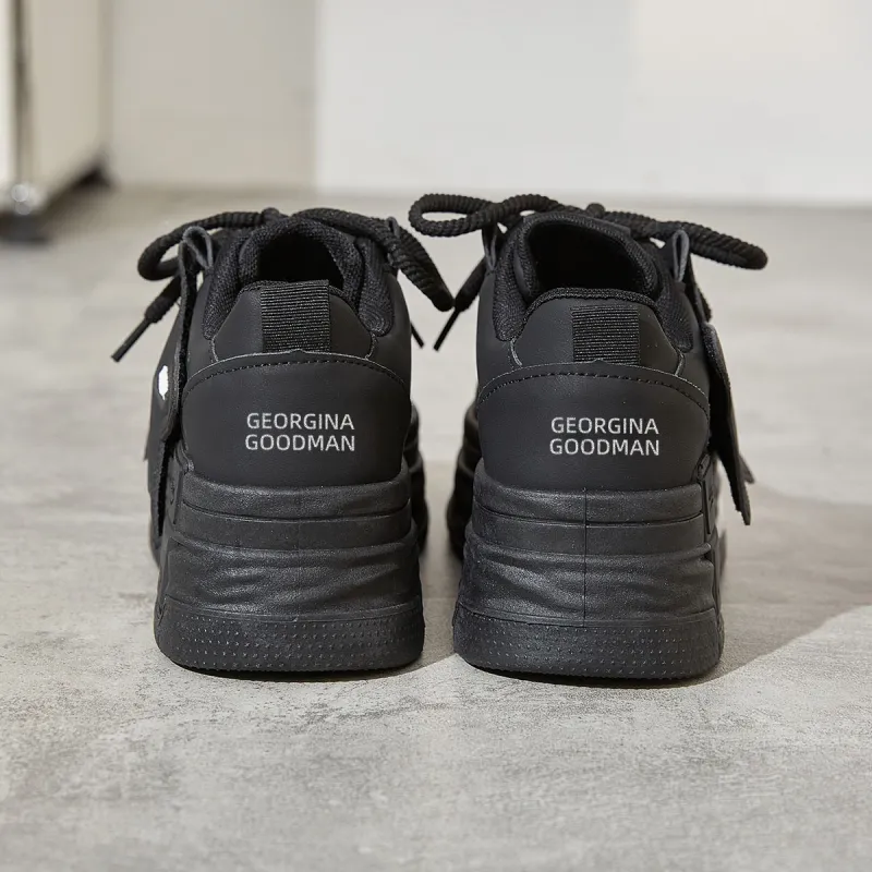 Georgina Goodman Breathable Lightweight Slip-Resistant Height Increasing Low-Top Casual Skateboard Shoes Women's-20