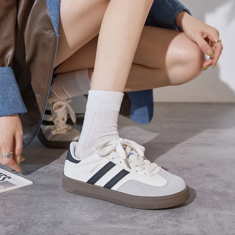 Georgina Goodman Low-Top Vintage Casual Flat German Army Trainers Women's Skateboard Shoes Women's-9