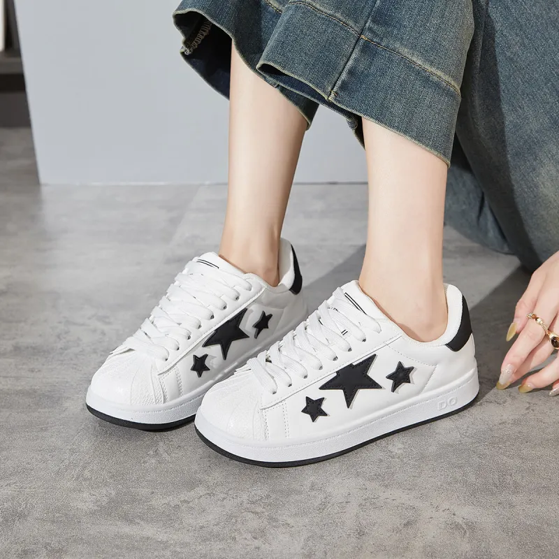 Georgina Goodman Small White Shoes Lightweight Anti-Slip And Wear-Resistant Low-Top Classic Shell Head Women's-3