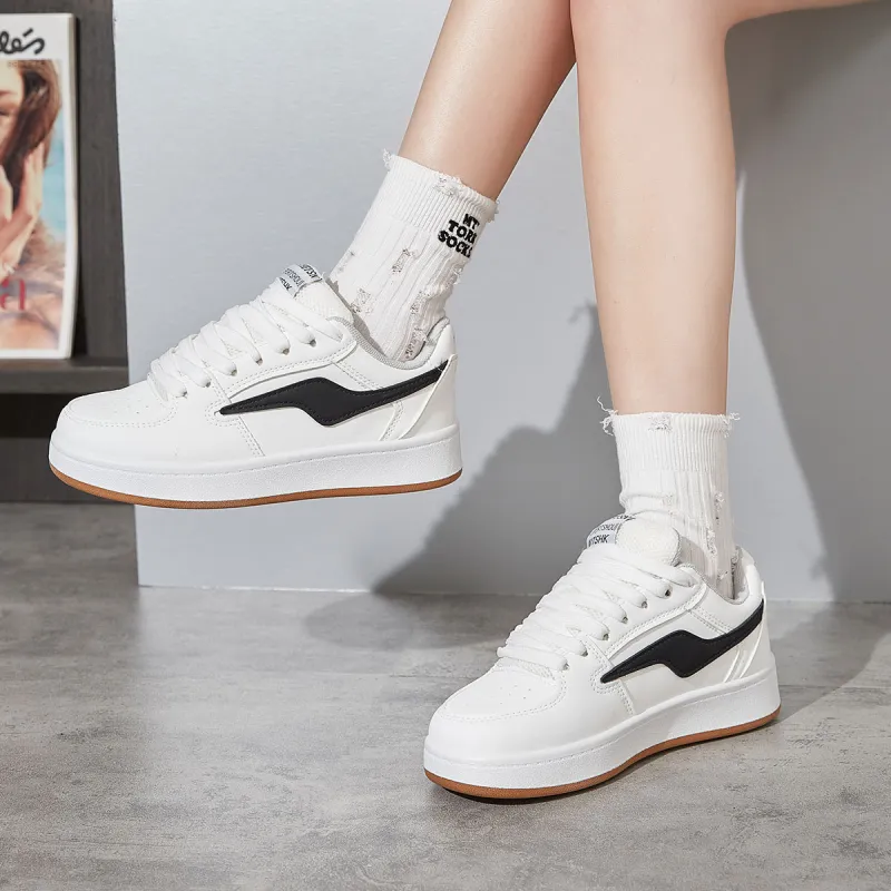 Georgina Goodman Skateboard Shoes Unisex Low Top White Natural Rubber-1