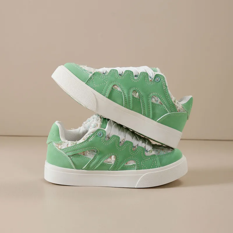 Georgina Goodman Puffy Shoes Slip Resistant, Lightweight, And Breathable Low Top Skateboard Shoes Women's-2