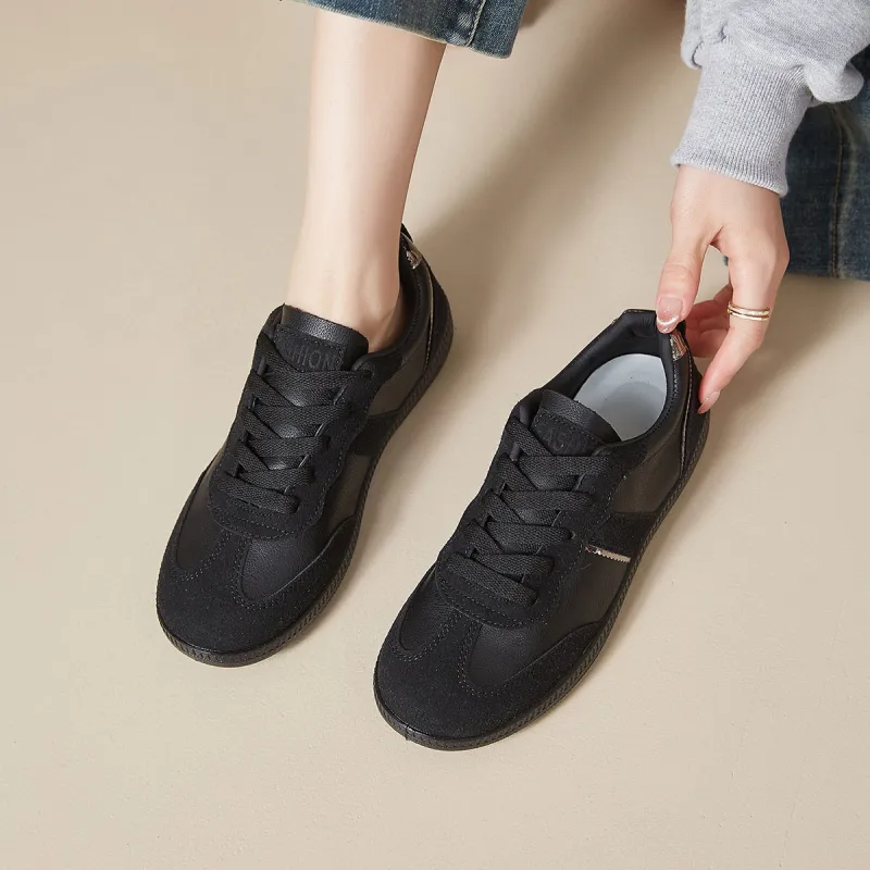 Georgina Goodman Vintage German Army Trainers Versatile Shoes Abrasion Resistant Low Top Casual Shoes Unisex-1