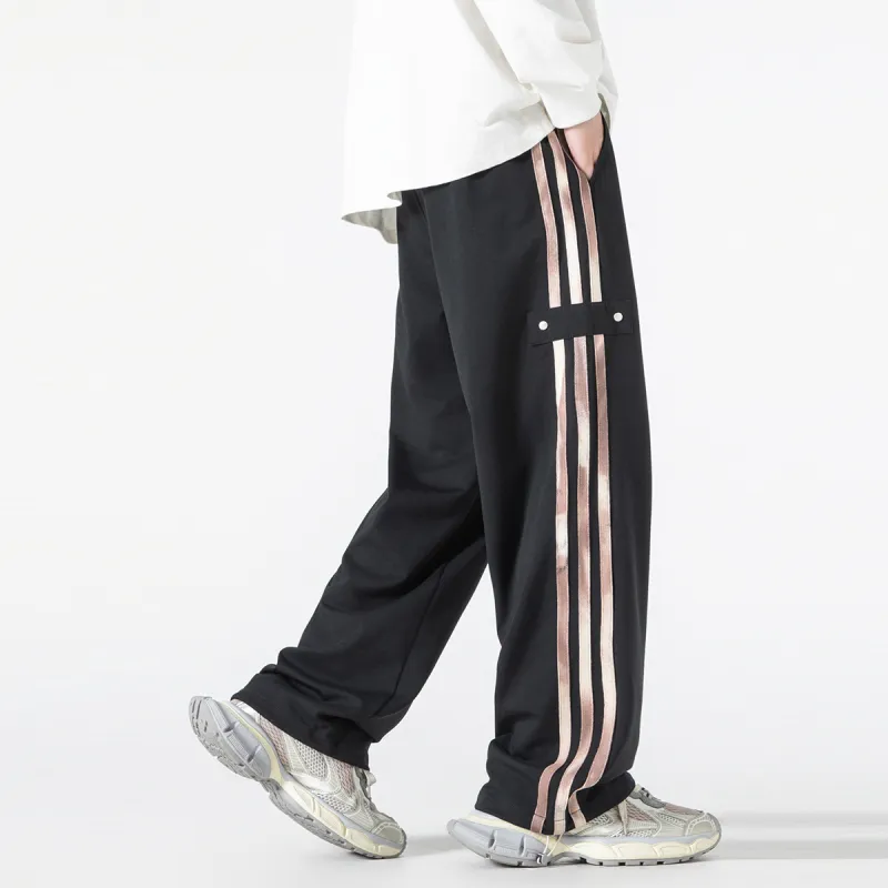 T&D JOJO Casual Pants Unisex Black-5