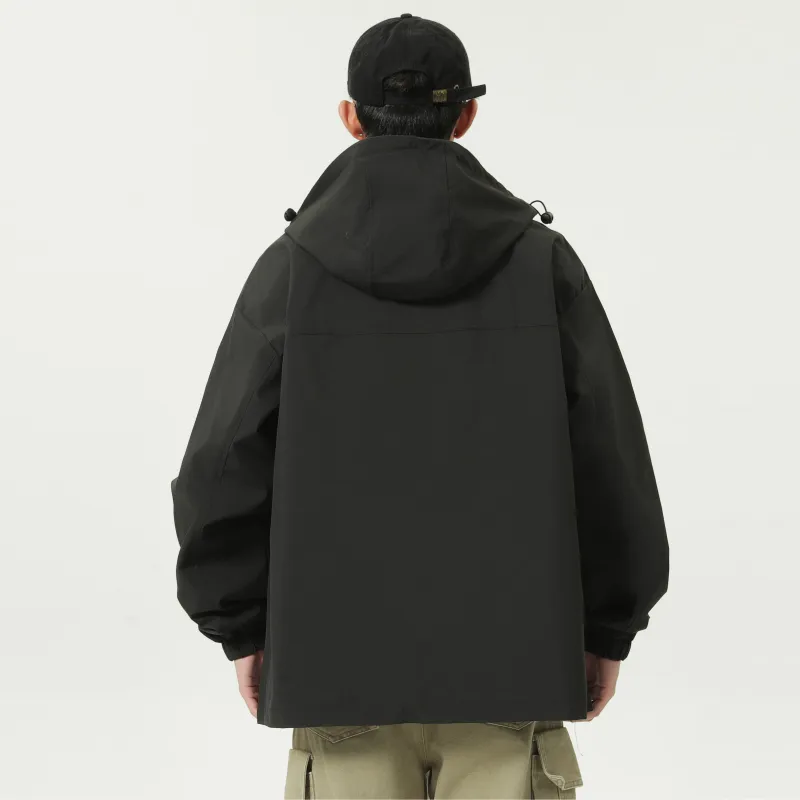 T&D JOJO Jackets Coats Unisex Black-2