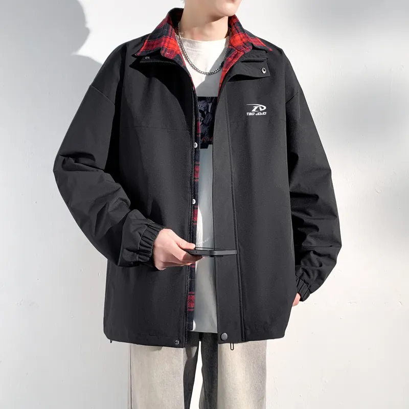 T&D JOJO Jackets Coats Unisex Black-2