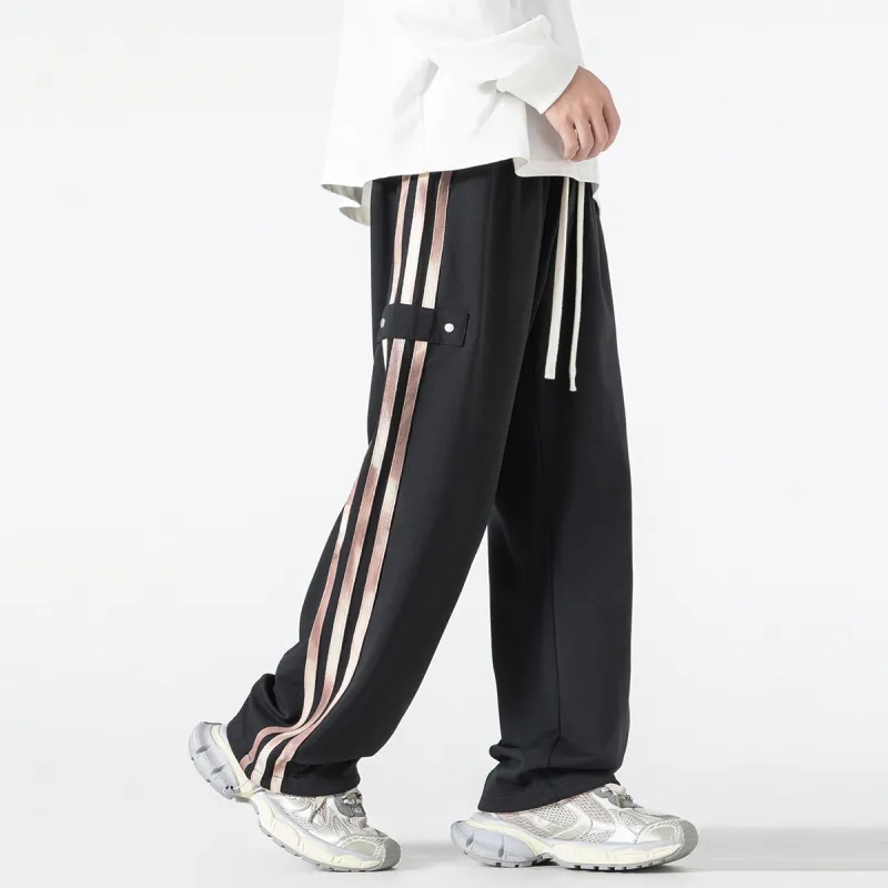 T&D JOJO Casual Pants Unisex Black-2