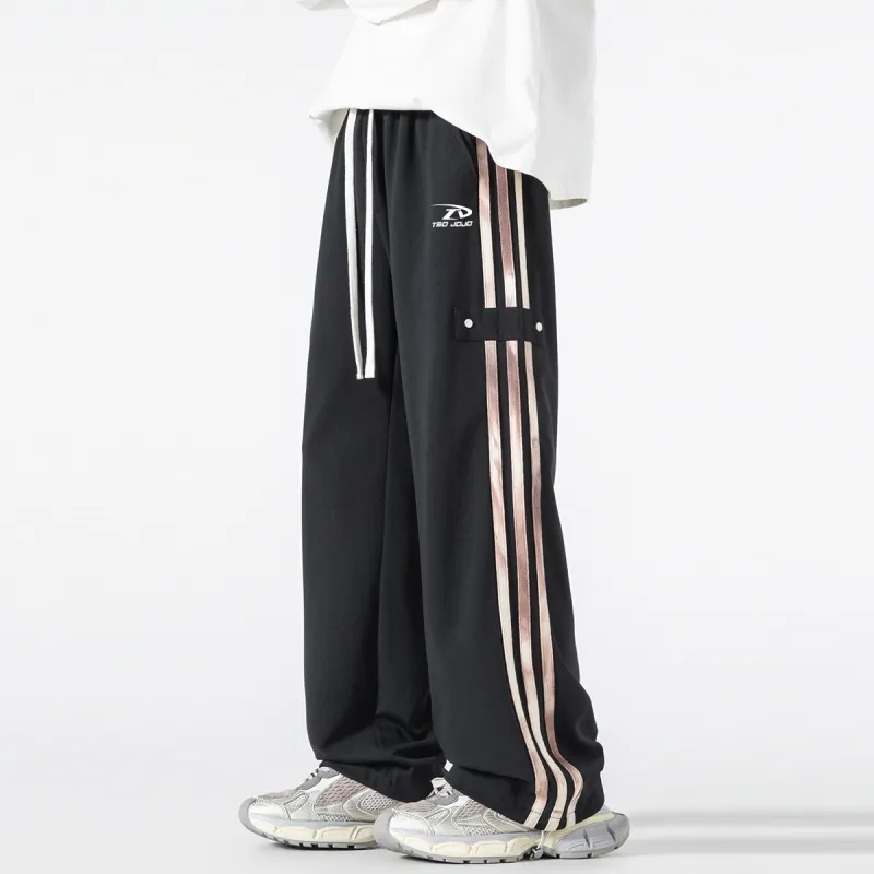 T&D JOJO Casual Pants Unisex Black-3