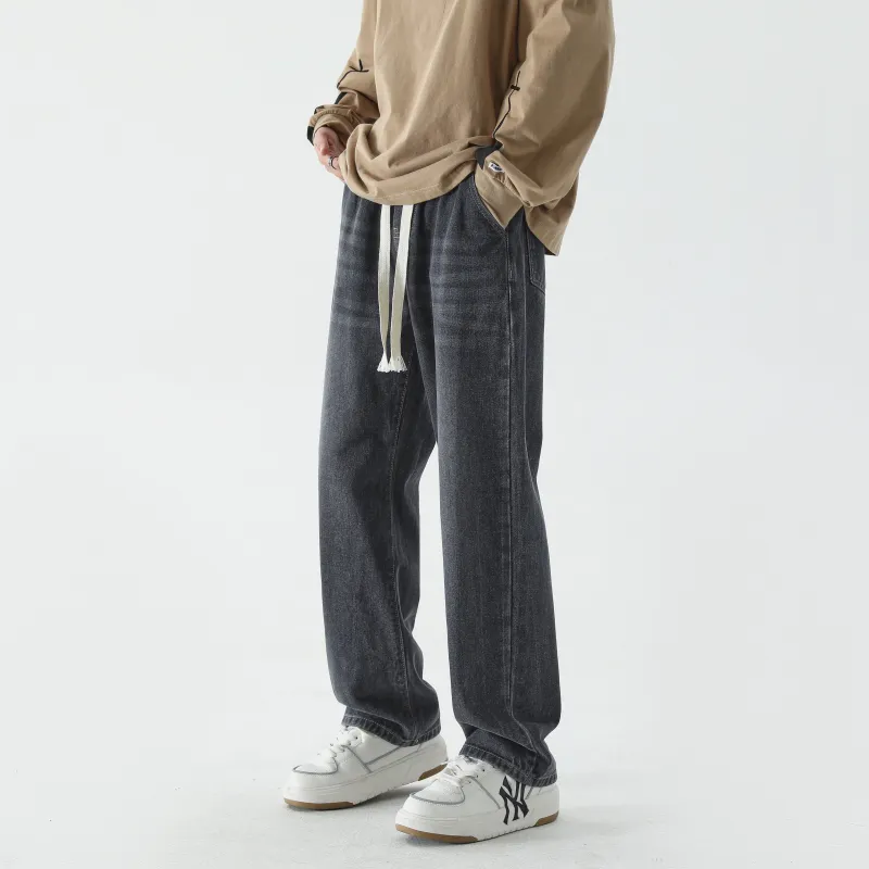 T&D JOJO Jeans Unisex Black Gray Color-5