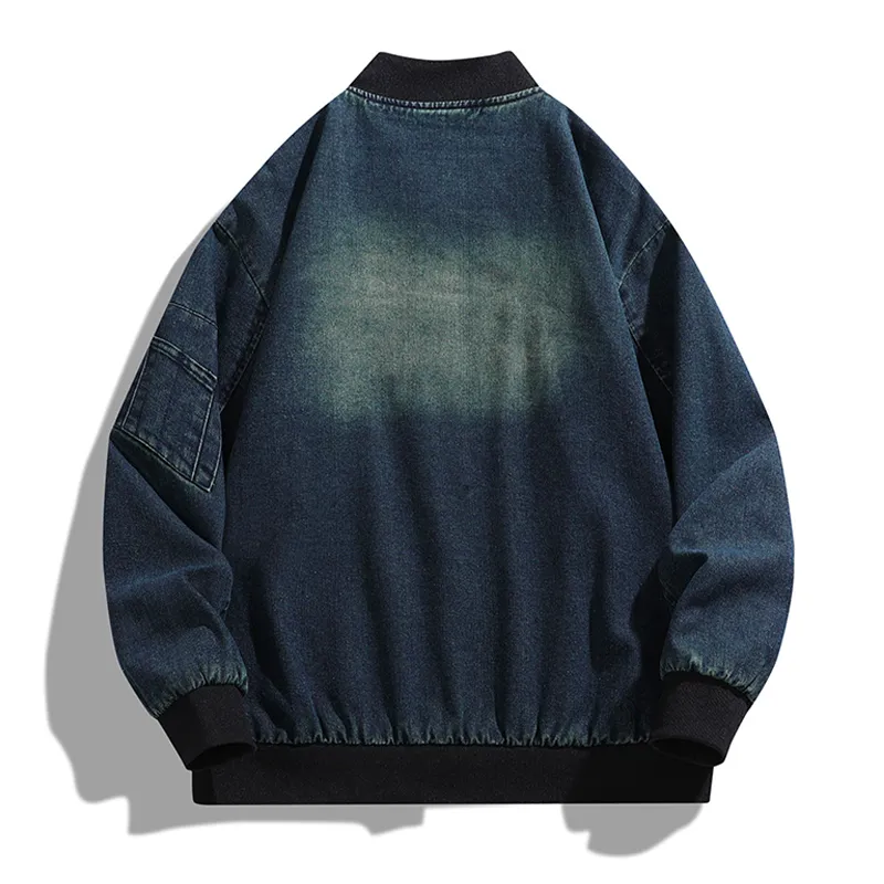 NAXUSTO Denim Jackets Unisex-1