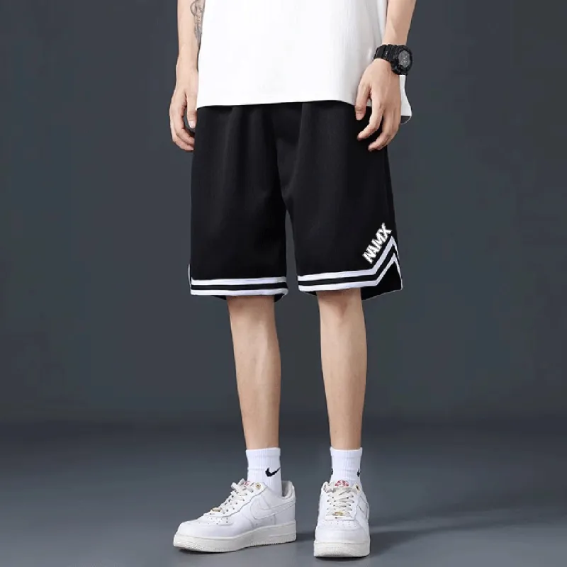 NAXUSTO Casual Shorts Unisex Absolute Black-3