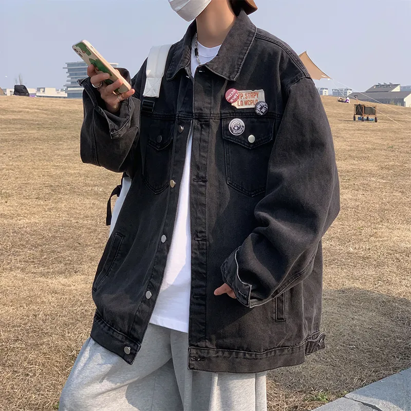 NAXUSTO Denim Jackets Unisex-5