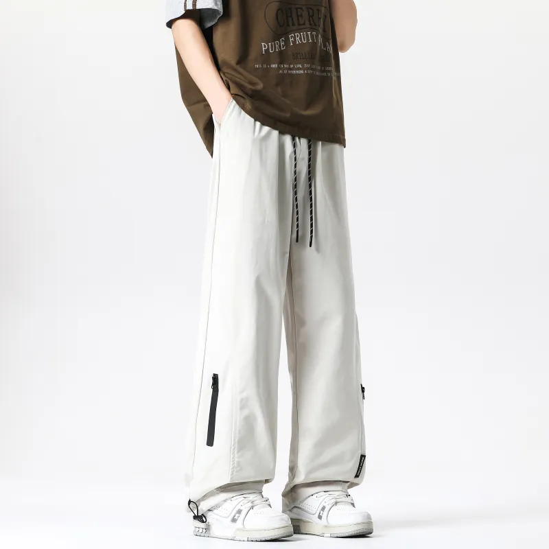 NAXUSTO Casual Pants Unisex Black-9
