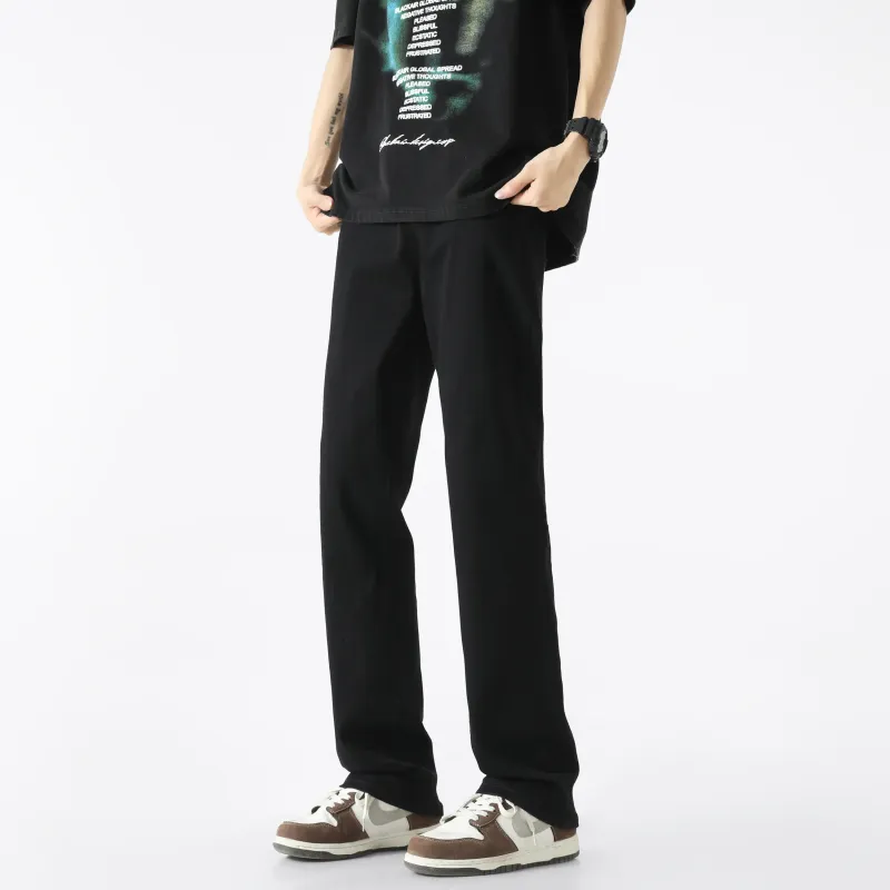 NAXUSTO Jeans Unisex Ink Black Stretch Upgraded-2