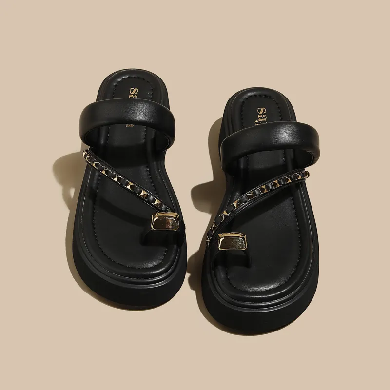 SAFIYA Slide Slippers Women's Black, Yellow, Apricot-2