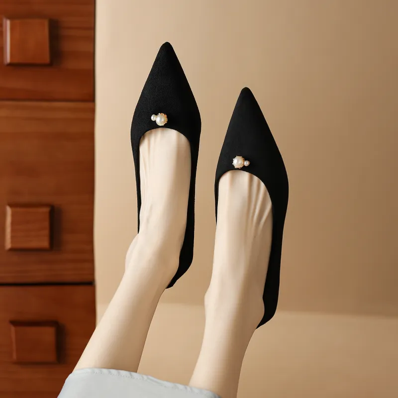 Safiya Chunky Heel High Heels 4cm Women's-6