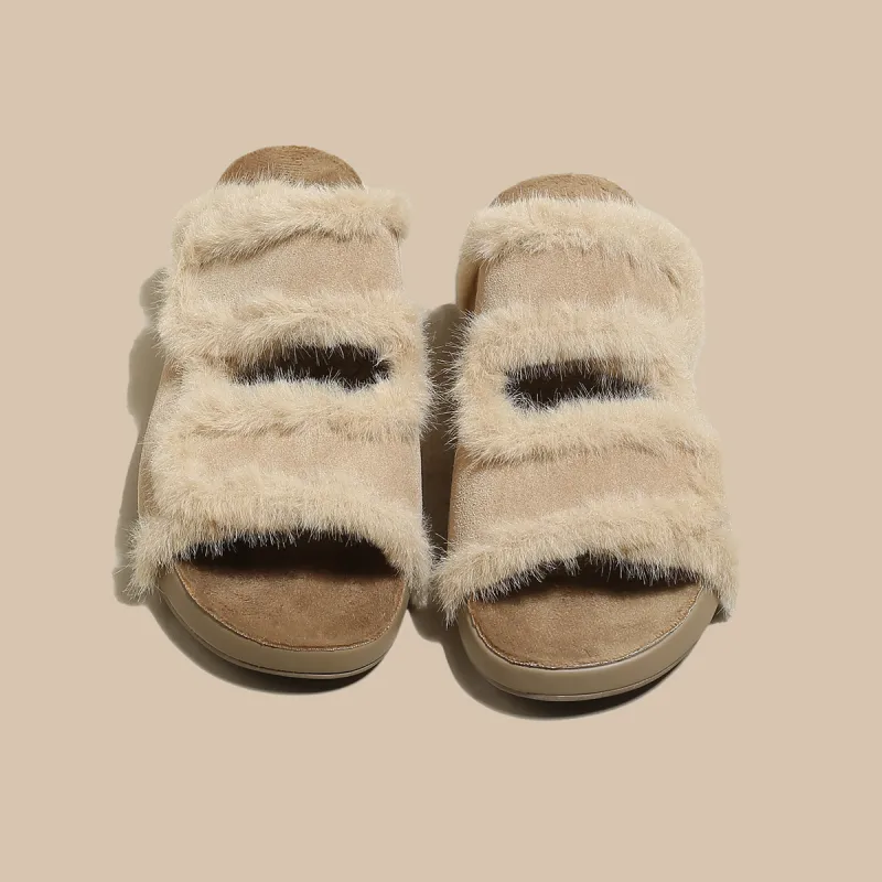 SAFIYA Slide Slippers Women's Apricot/Yellow-1