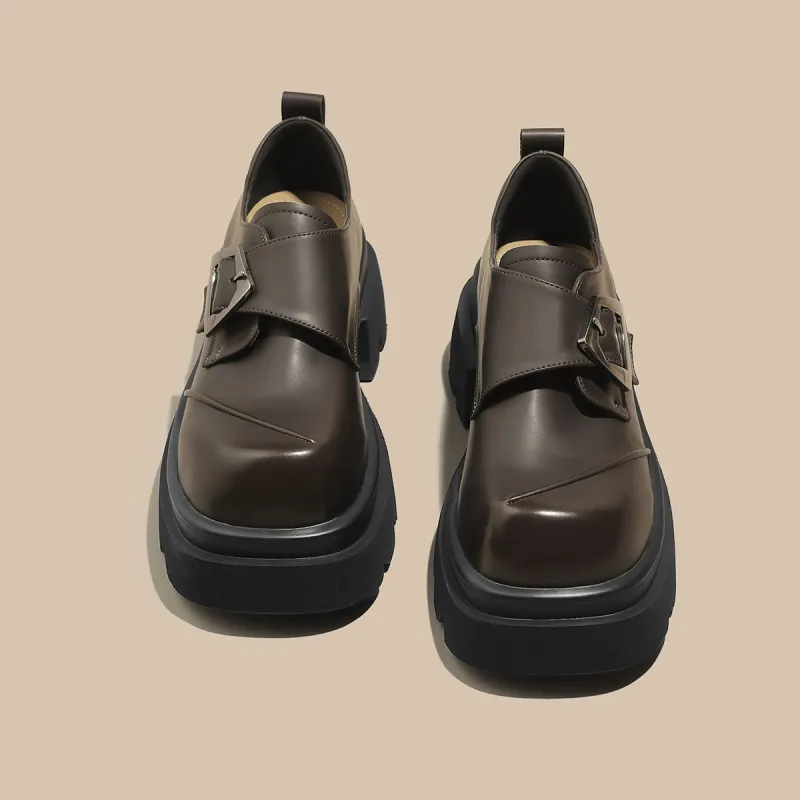 Safiya Chunky Heel Loafers Women's-5