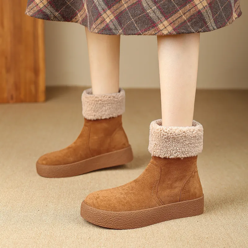 SAFIYA Ankle Boots Women's Caramel/Khaki/Black-3