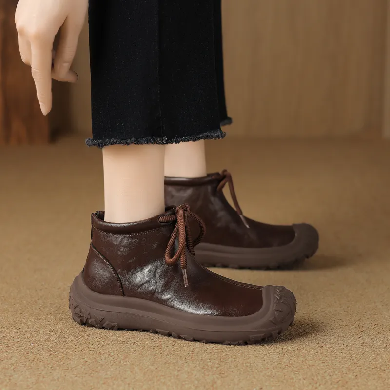 Safiya Ankle Boots Women's Brown-4