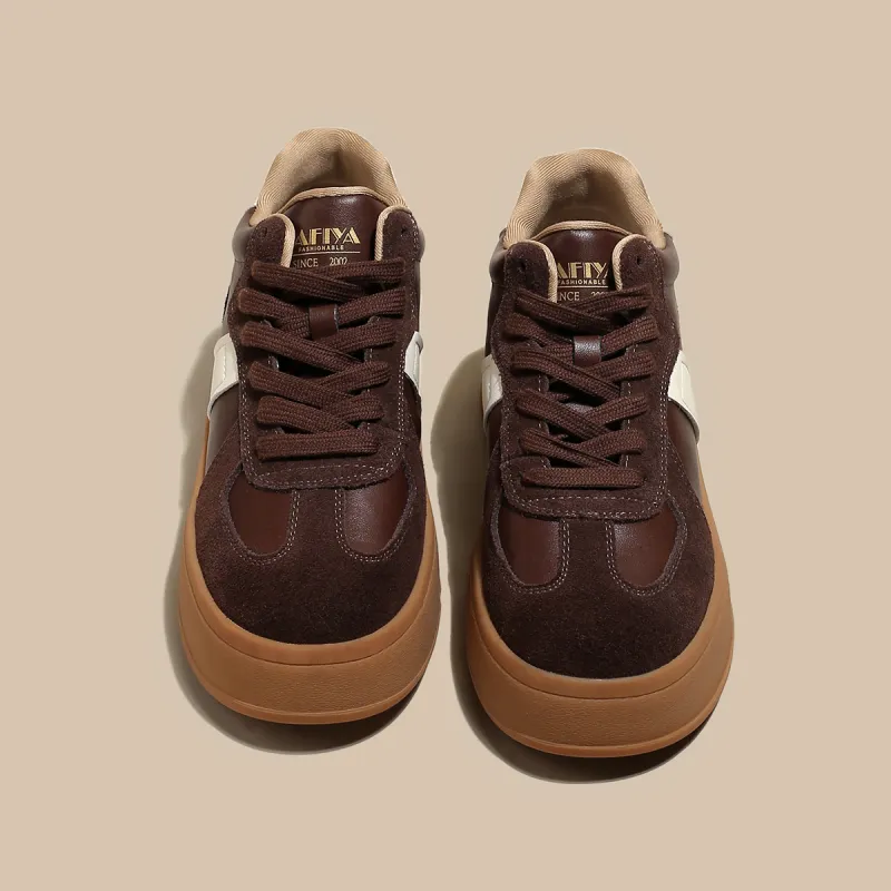 Safiya German Army Trainers High-Top Skateboard Shoes Women's-8