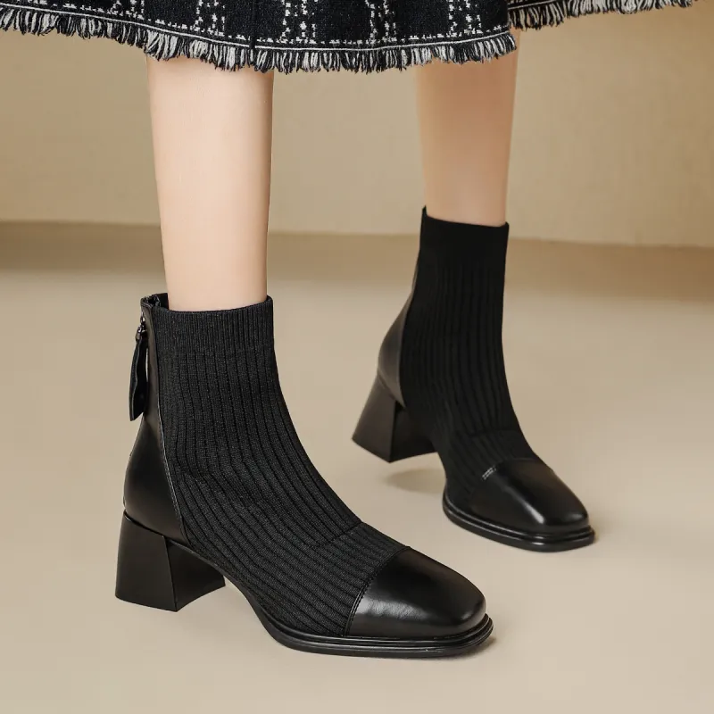 Safiya Ankle Boots Women's Black-5
